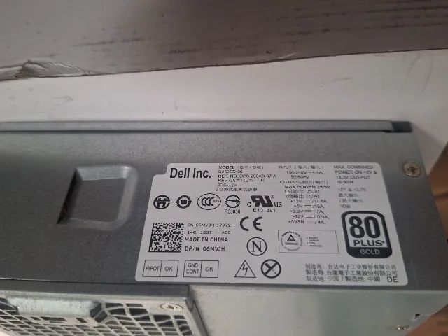 fonte ATX DELL 80 plus