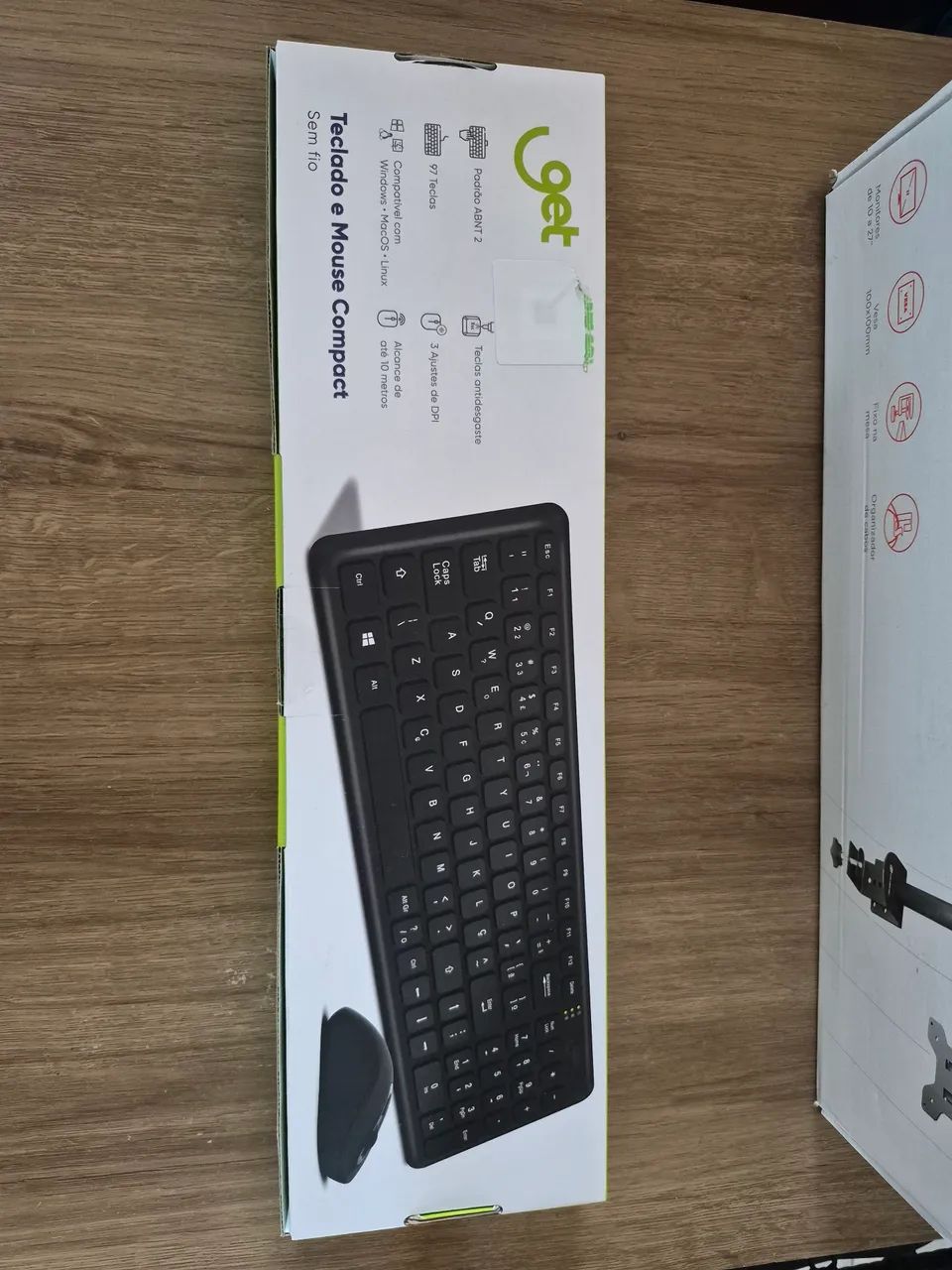 Teclado e Mouse Compact da Get.<br>Conectividade sem fio - Foto 3