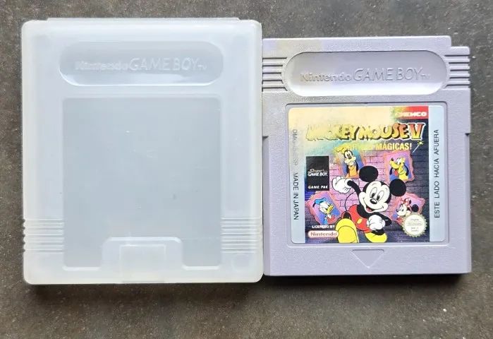 Mickey Mouse V Magic Wands Game Boy Original com Case