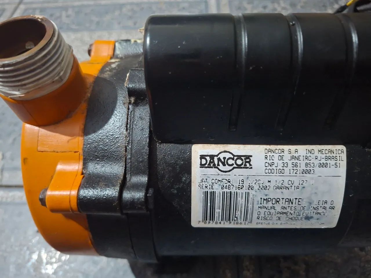 Bomba Dancor 1/ cv =  R$400,00