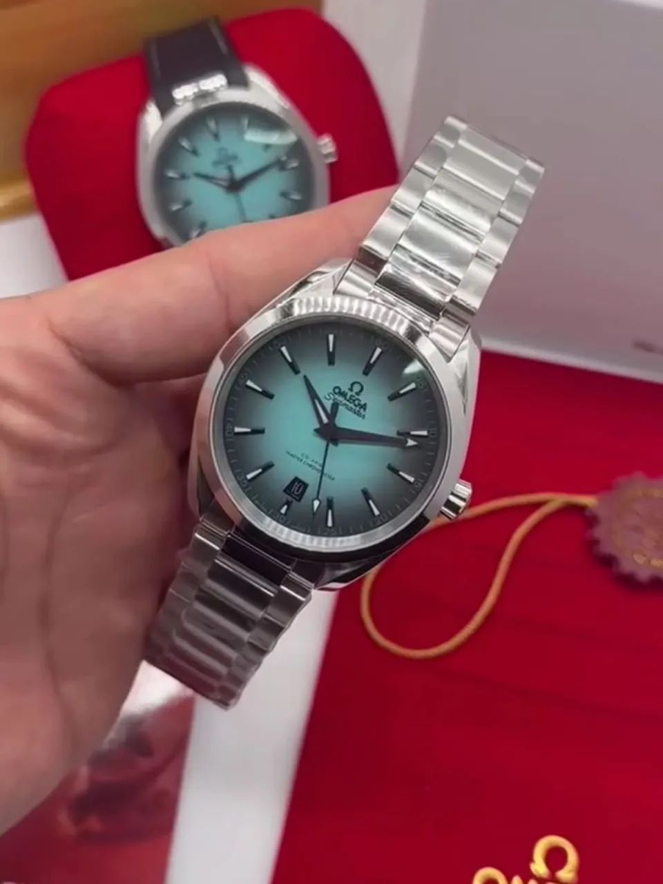 Relógio Estilo Omega Seamaster Aqua Terra Automático