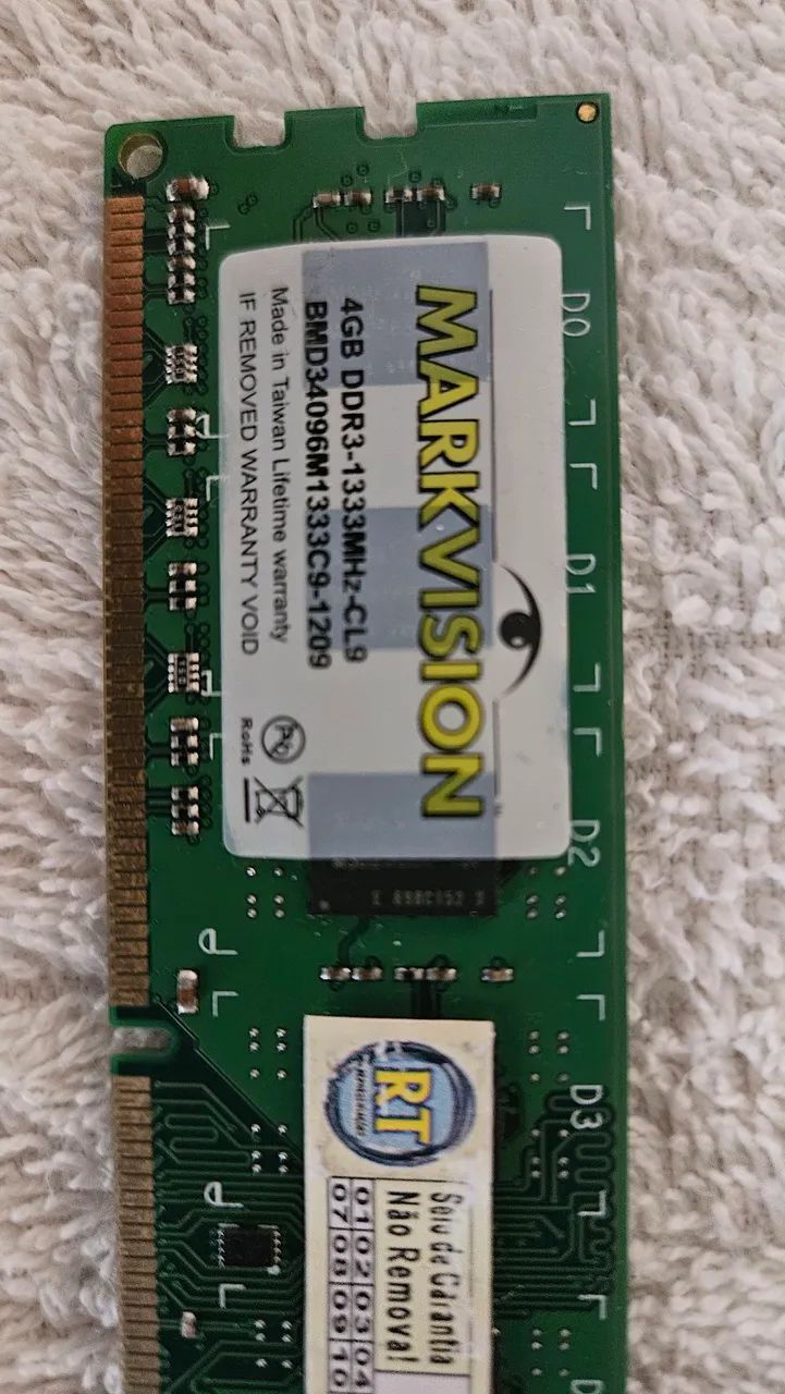 Memória para PC 4 GB DDR3 1333 Markvision  - Foto 2