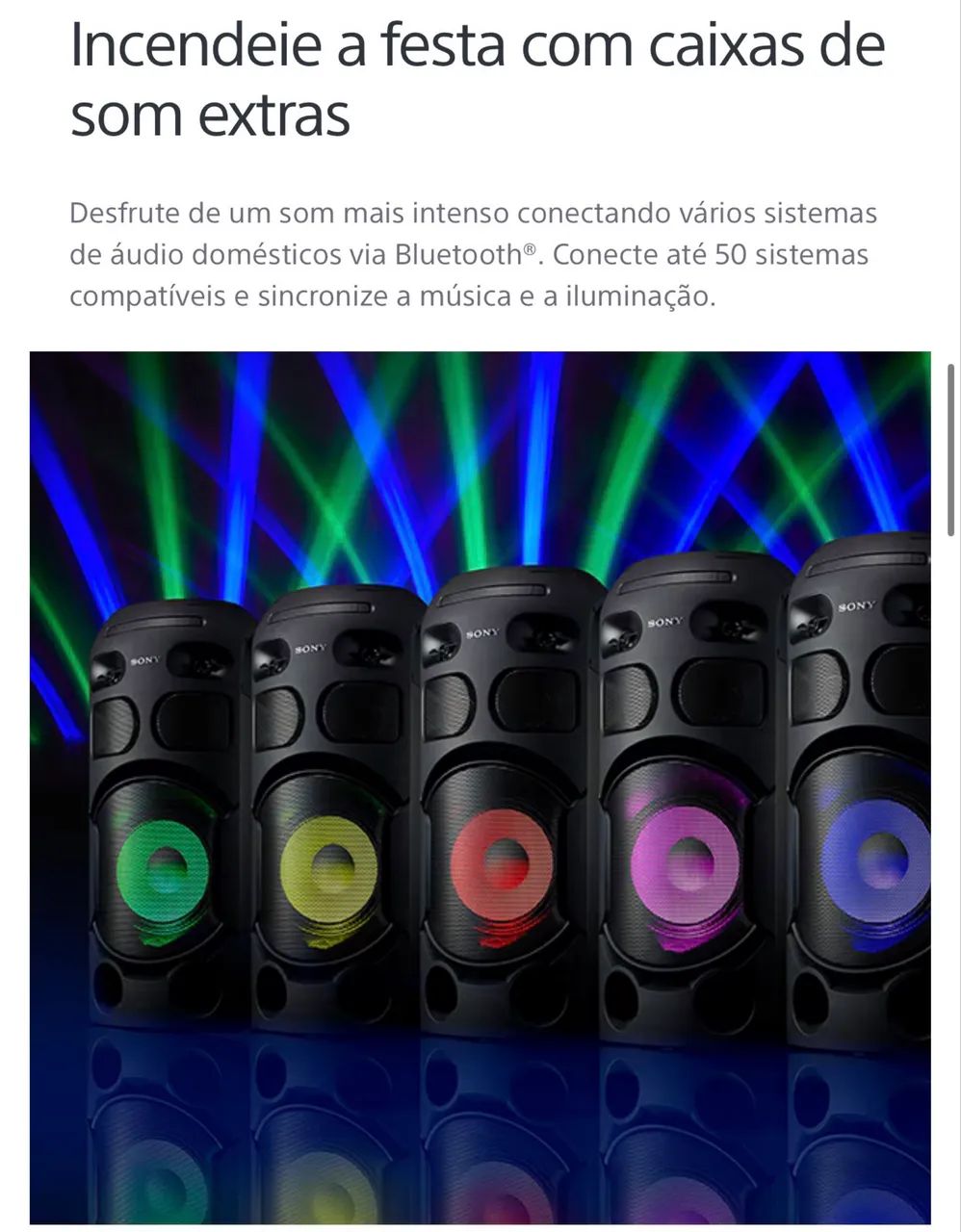 Home Áudio System MHC-V41D - Foto 5