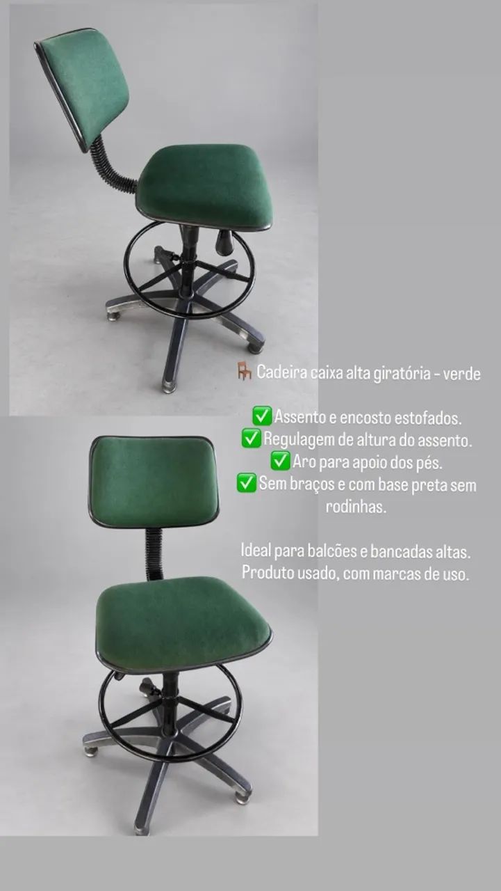 Cadeira caixa  - Foto 2