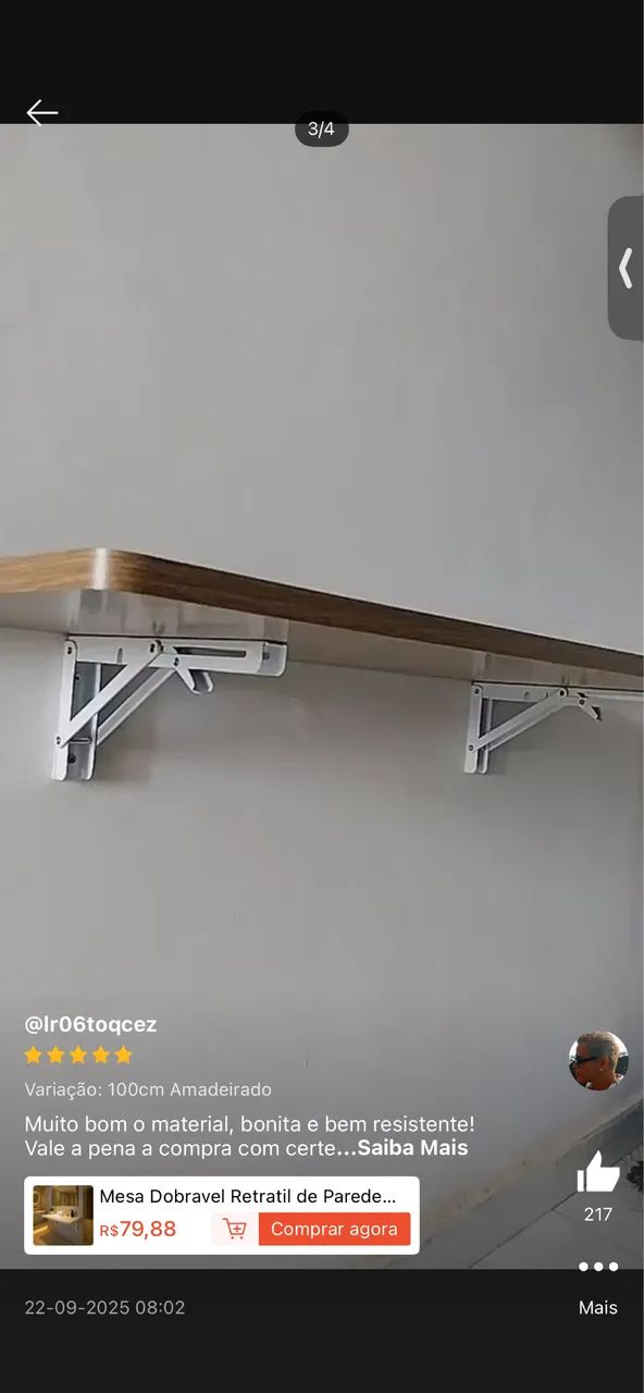 MESA DO DOBRÁVEL NOVA