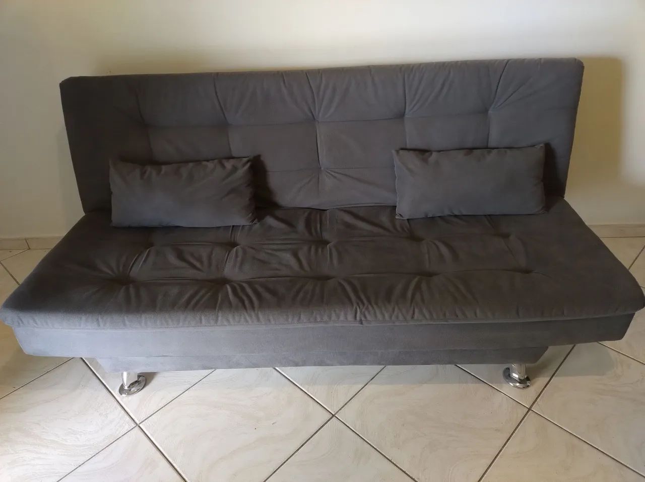 Sofá Cama Reclinável 3 Lugares - Foto 3