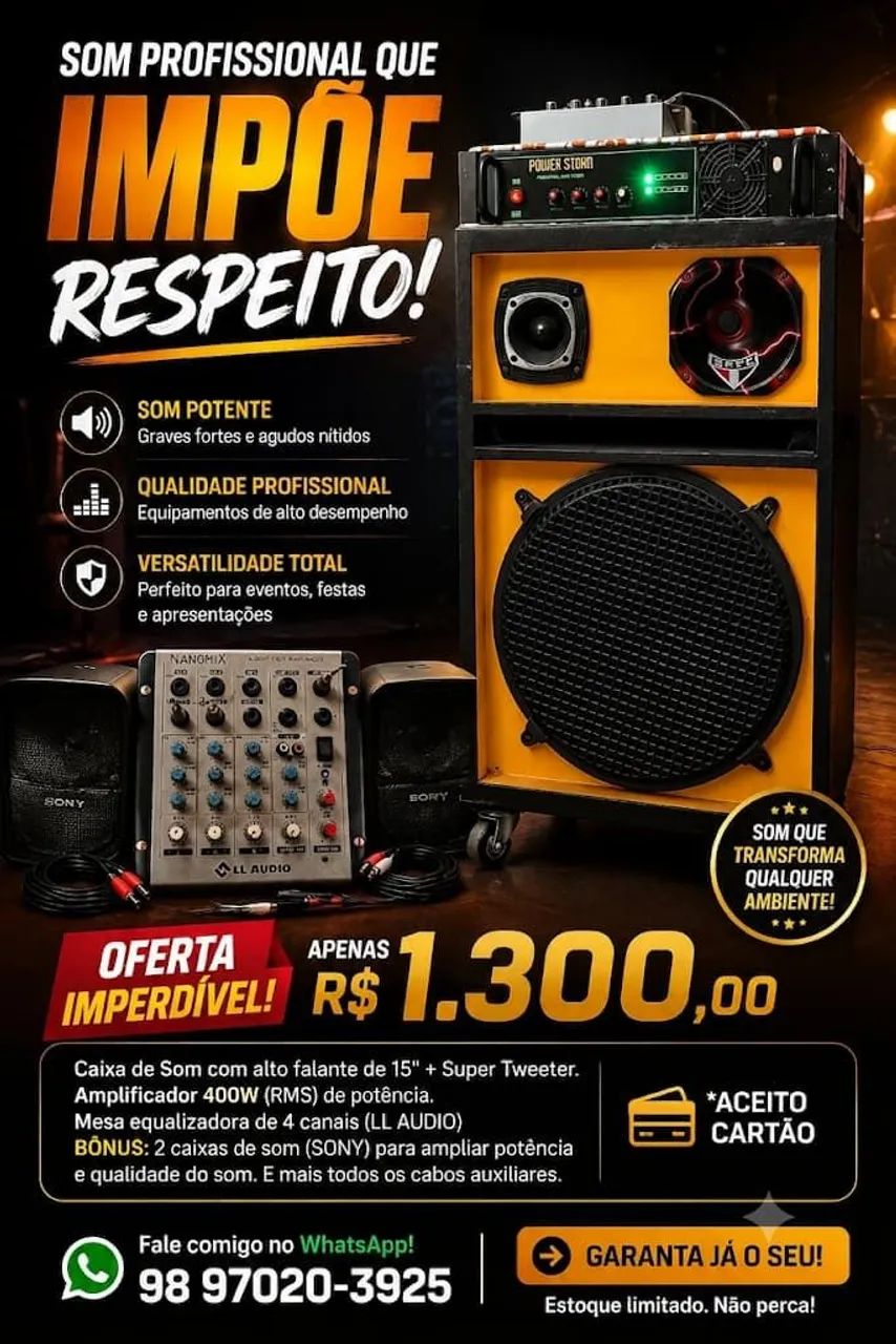 CAIXA DE SOM COMPLETA - Foto 5
