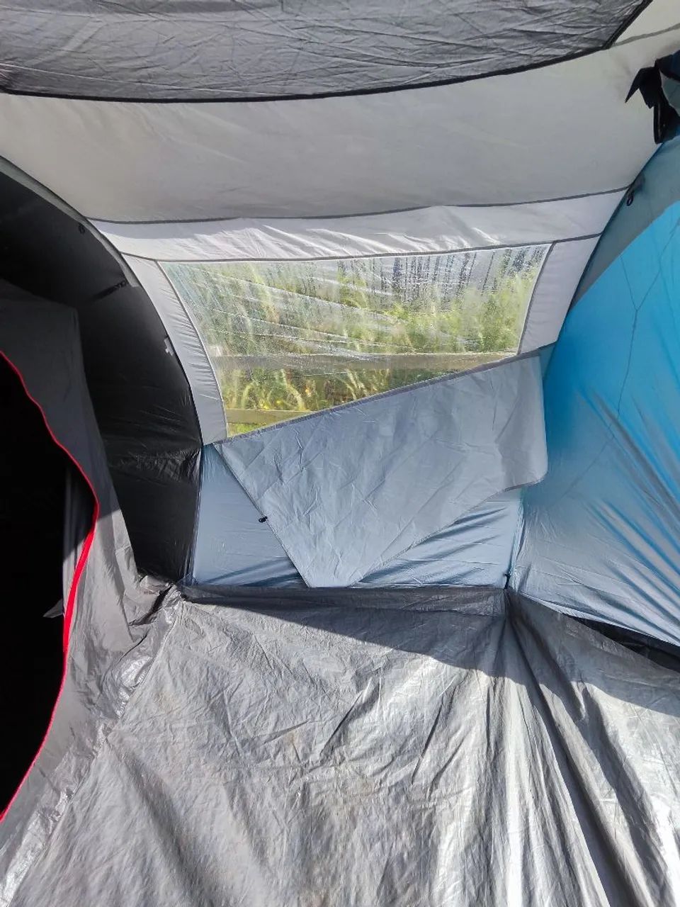 [ESTADO DE NOVA] Barraca Quechua 4.1 Fresh & Black + BÔNUS: Hastes para Varanda - Foto 5
