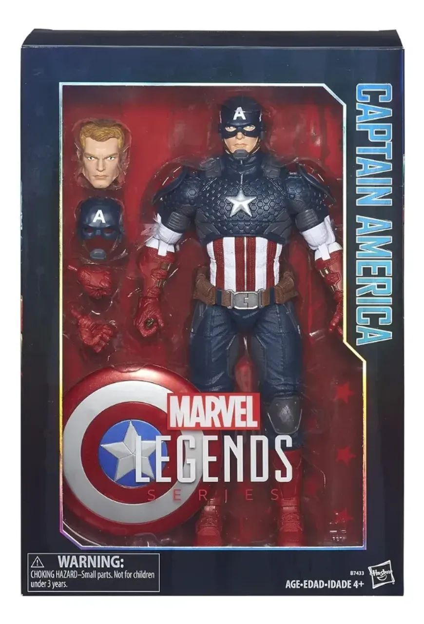 Capitão America 30 Cm Exclusivo Marvel Legends  - Foto 2