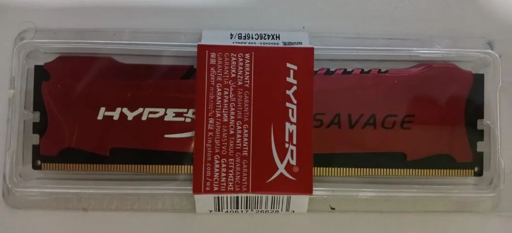 Memória HyperX Savage DDR4 de 4GB (288-pin DIMM)