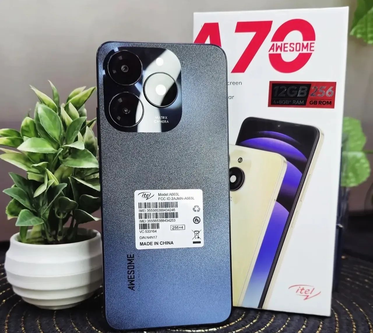 Celular Itel A70 256/04+08RAM Preto Entregamos 
