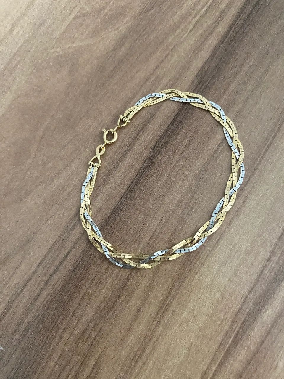 Pulseira 3 fios ouro 18k - 6.28 g - Foto 2