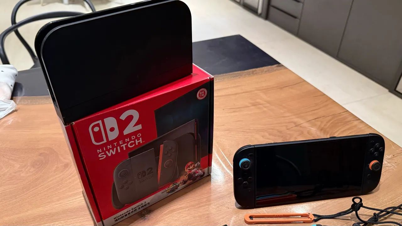 Combo Nintendo Switch 2 mais jogos - Foto 4