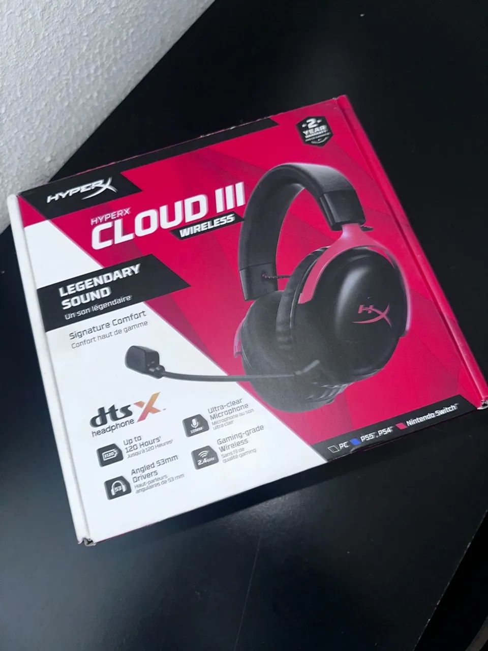 Headset HyperX Cloud 3 Wireless