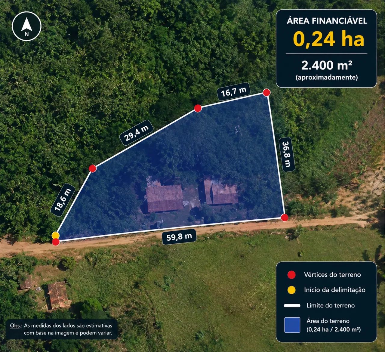 SÍTIO À VENDA - 2.400 m² | CHÃ DA GUABIRABA - BANANEIRAS/PB - Foto 2