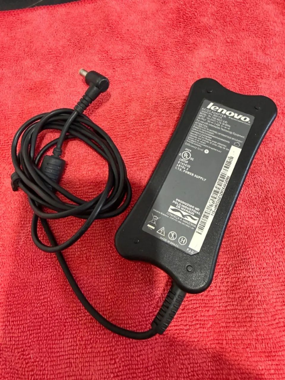 Fonte Notebook Lenovo 65W 19V Original Barata para Vender Rápido   - Foto 3