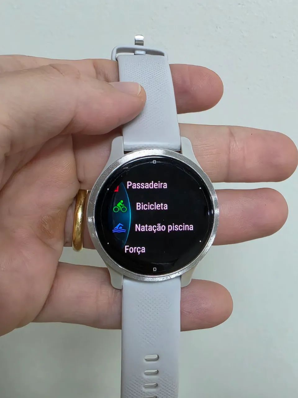 Relogio Garmin Venu 2s Music Branco - Smartwatches - Parque São