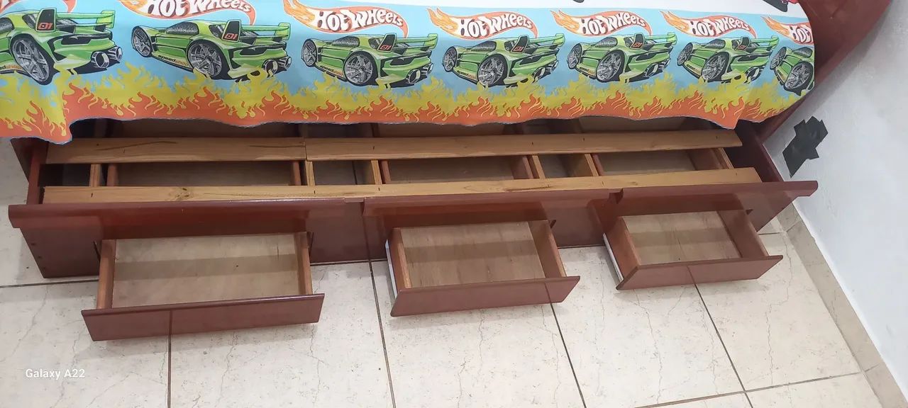 Cama de Solteiro Madeira Maciça  - Foto 3