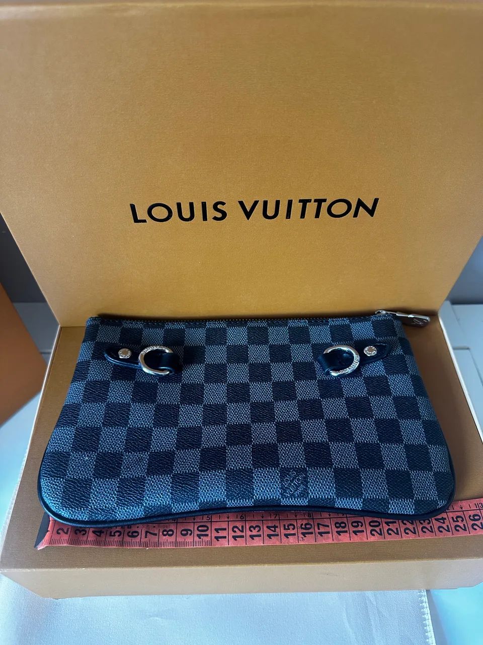 Bolsa Bag Louis Vuitton Trio Messenger - Damier Graphite - Foto 3