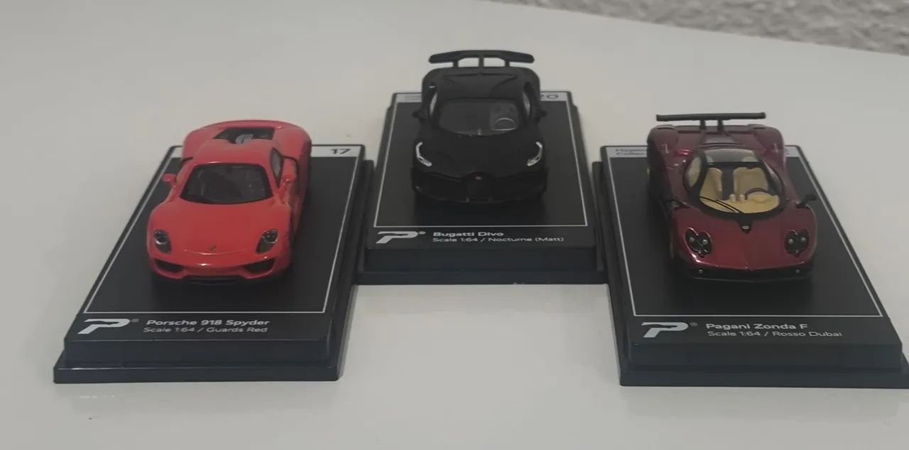 Hot Wheels/Postercars Porche, Bugatti e Pagani  - Foto 2