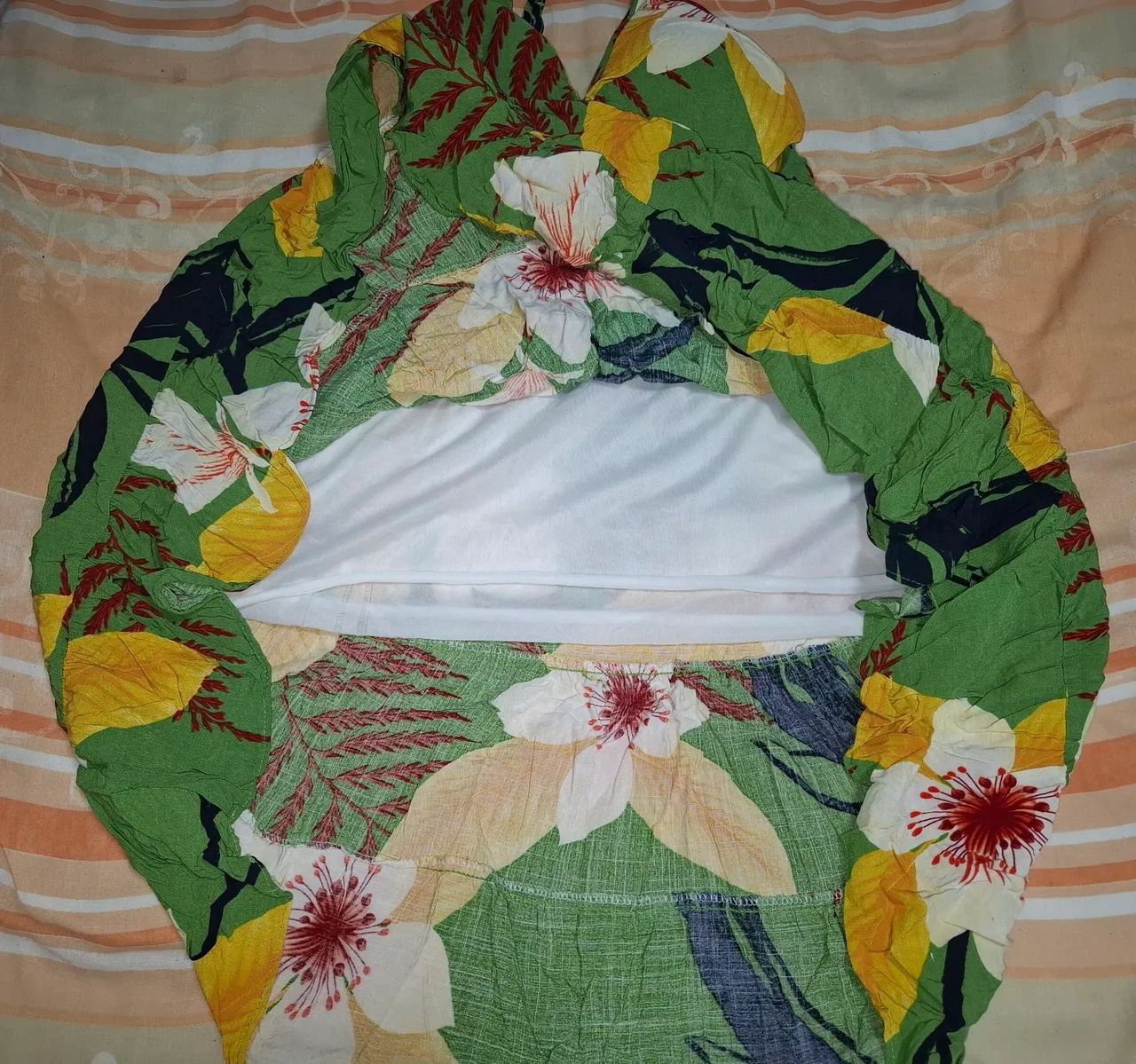 Vestido verde floral - Foto 2