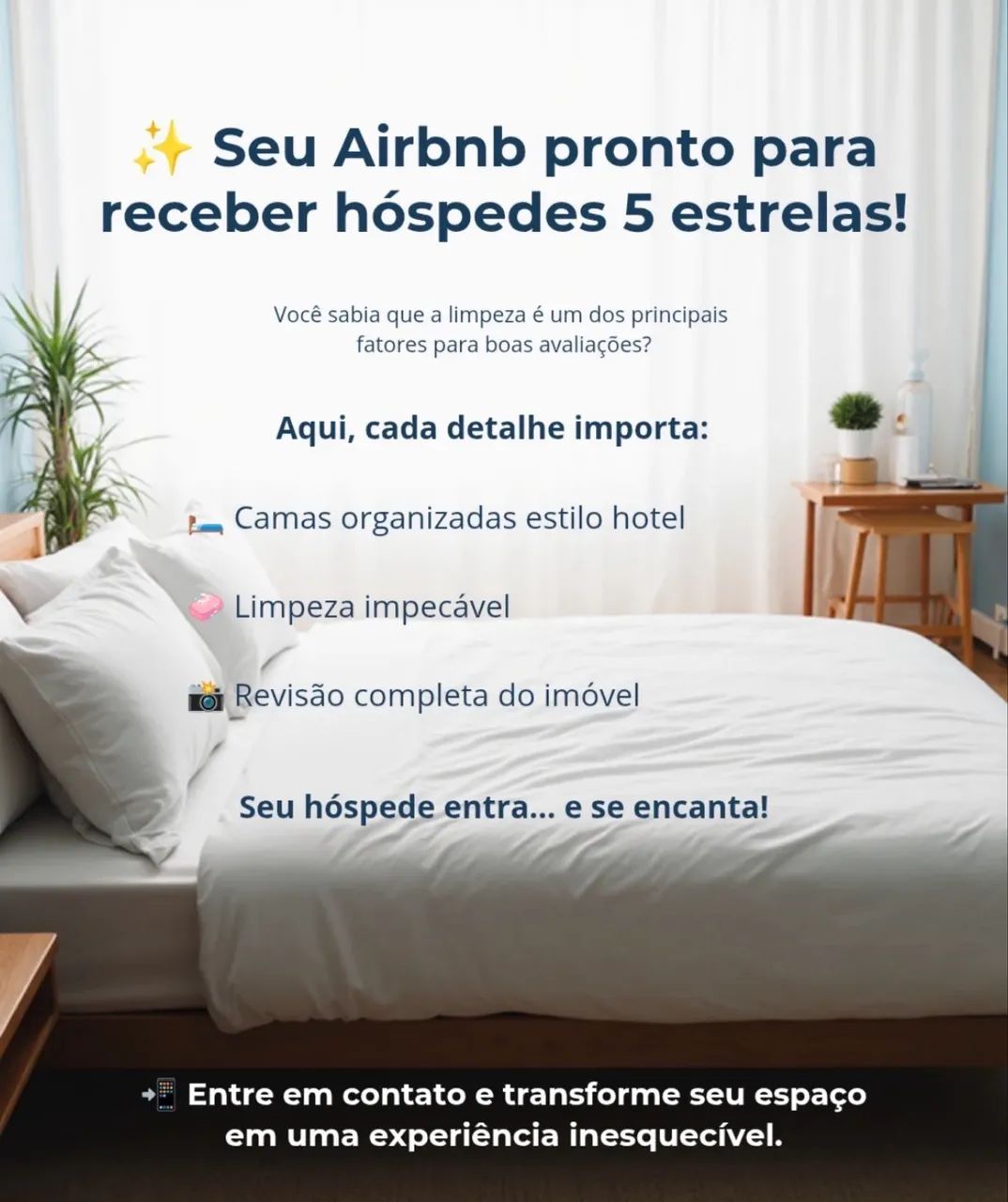 Faxina em Airbnb