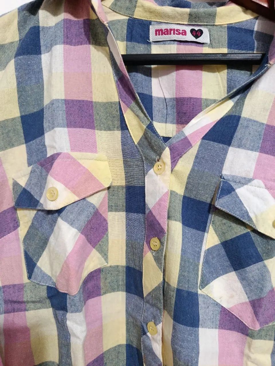 Camisa xadrez colorida 44 - Foto 3