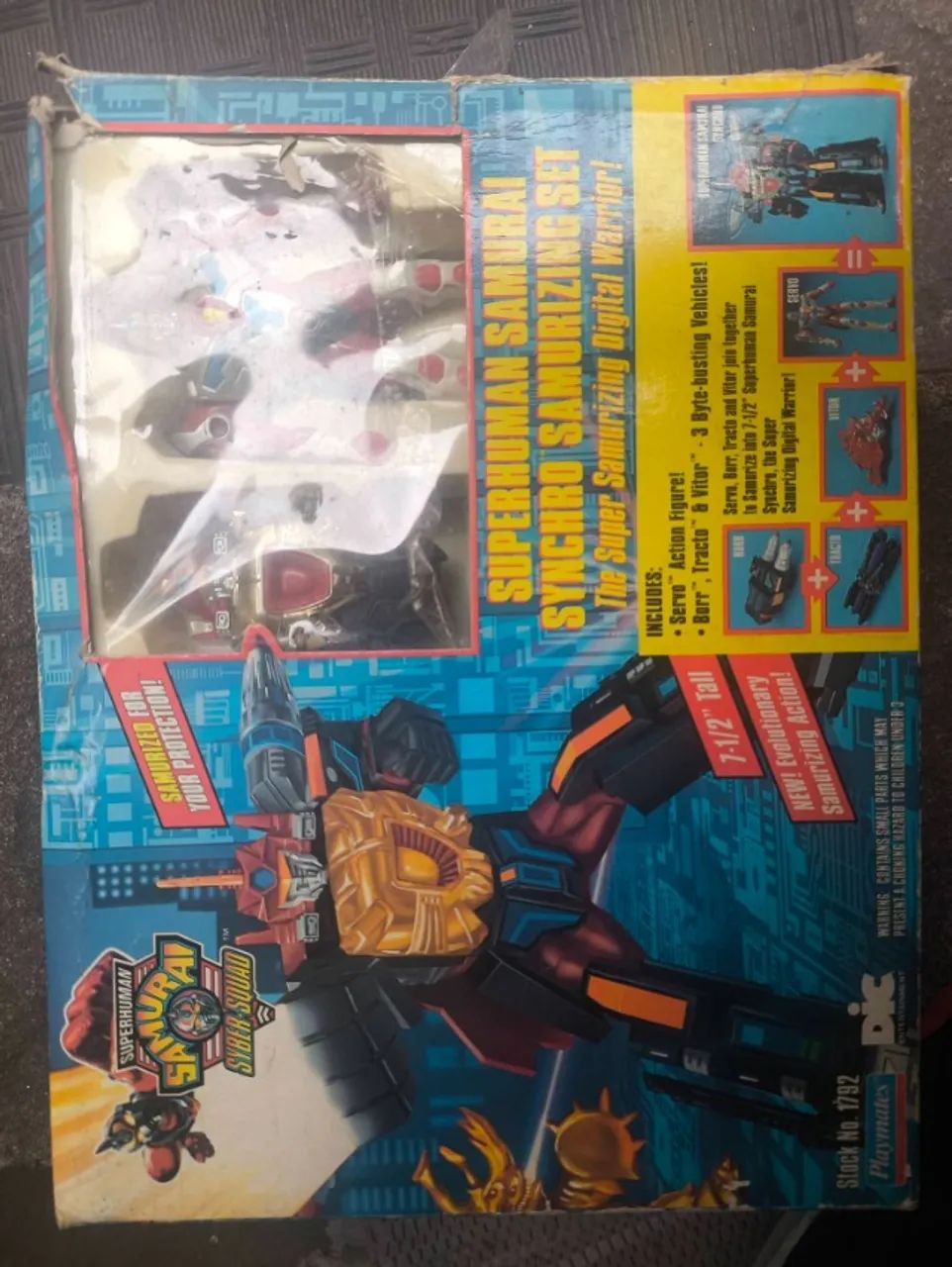 Brinquedo super human samurai completo