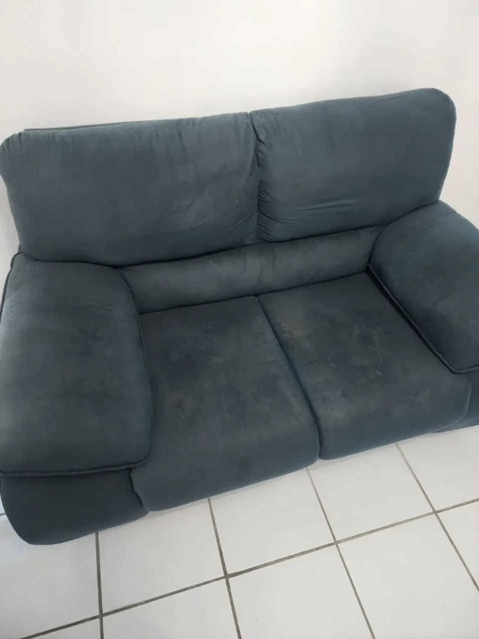 Sofá Azul Turquesa 2 lugares - Foto 4