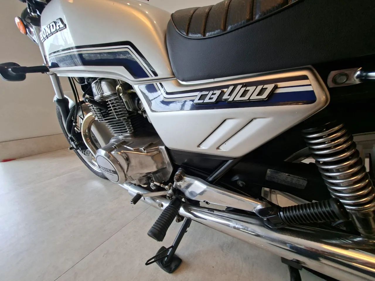 Cb 400 1981  placa preta  - Foto 3