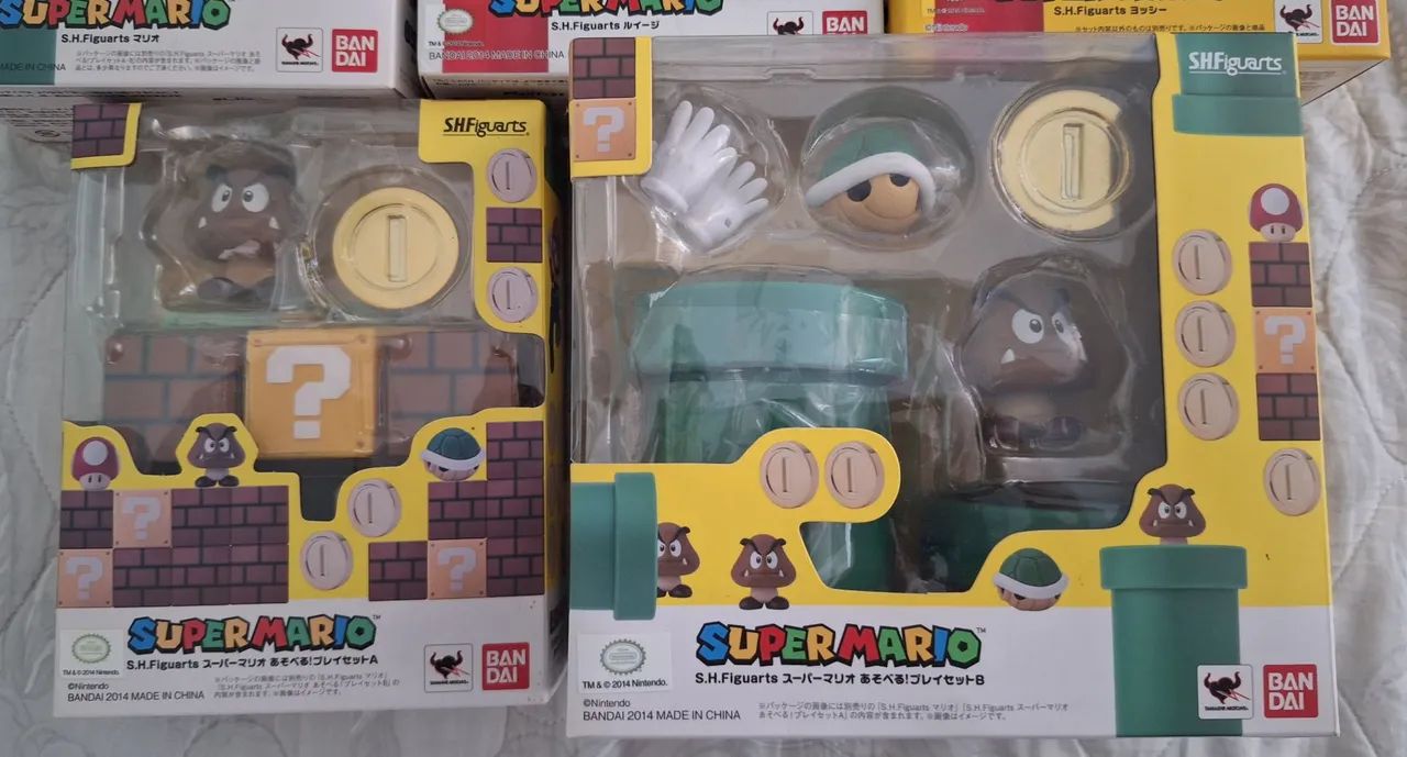 Coleção Super Mario SH Figuarts - 5 sets completos - Foto 4