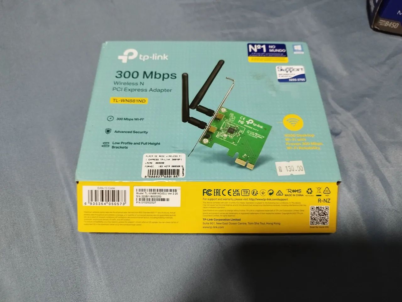 Antena wi-fi tp link pci e 300mbps