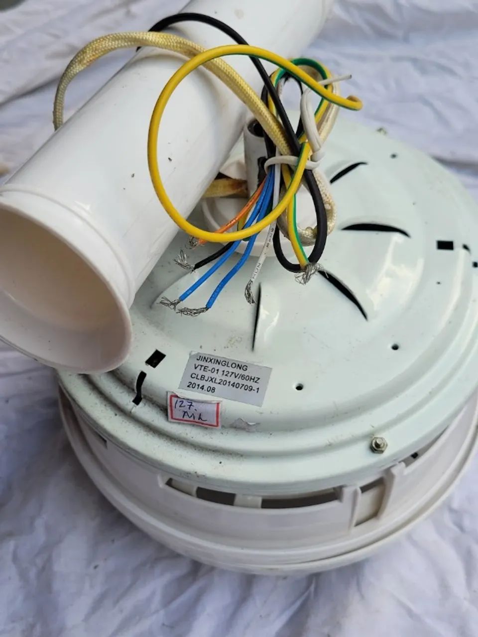 Motor Ventilador Teto Mondial Maxi Air Plafon Soquetes Vte01 127 volts branco