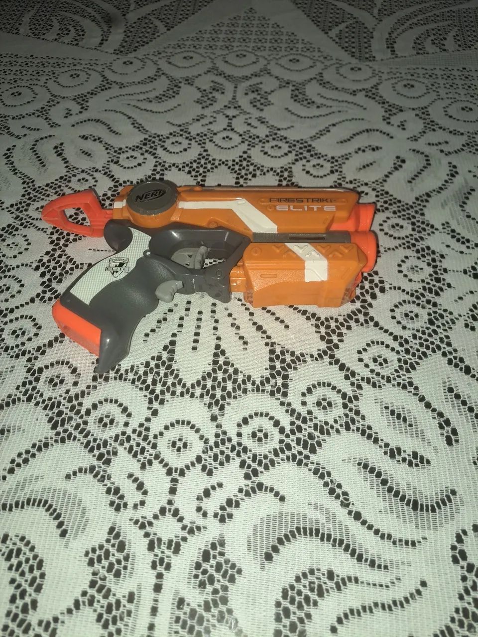 Nerf Laranja Firestrike Elite - Usada - Foto 2
