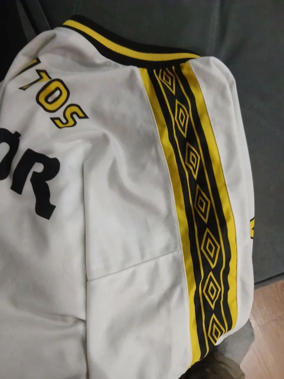 Camisa Santos unicor Umbro oficial M - Foto 4