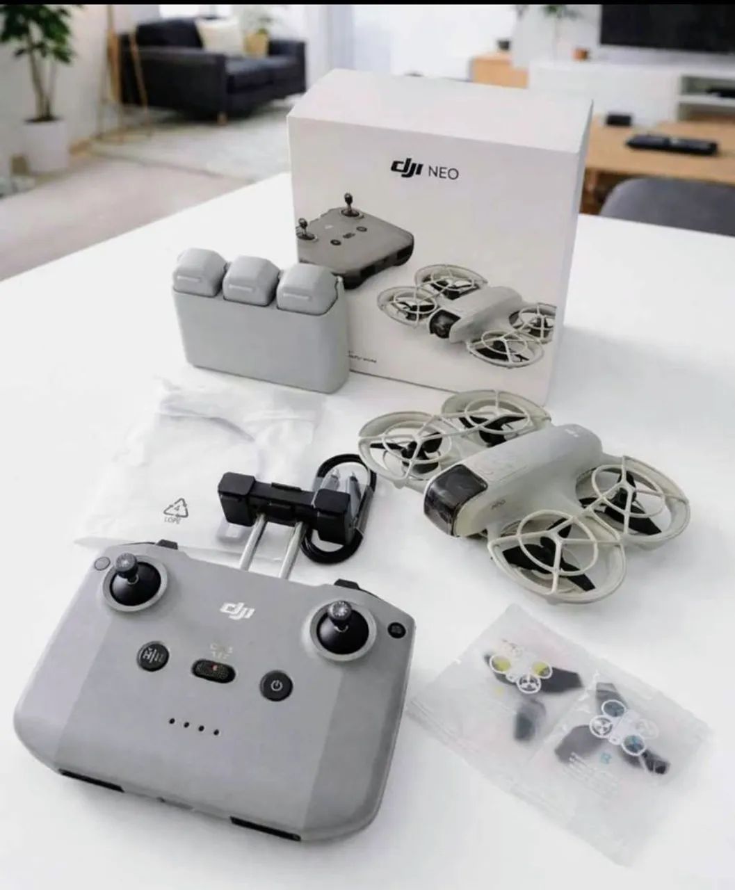 Drone DJI Neo 3 Baterias - Flymore Combo - Original e Praticamente Novo - Foto 5