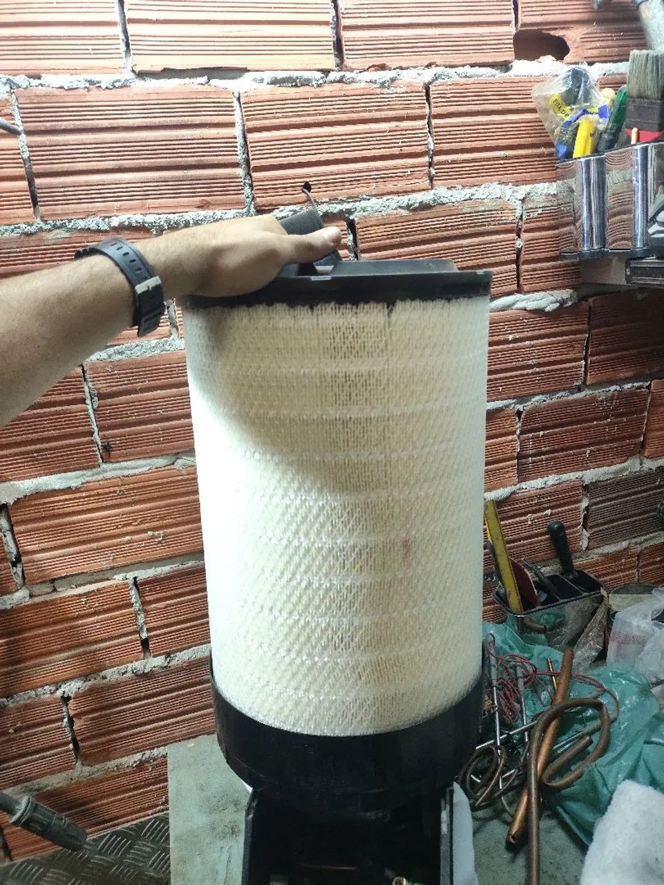 Filtro de ar e óleo Scania  - Foto 4