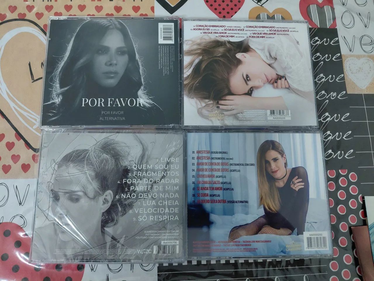 Combo 03 Wanessa Camargo 01 cd e 03 singles  - Foto 2