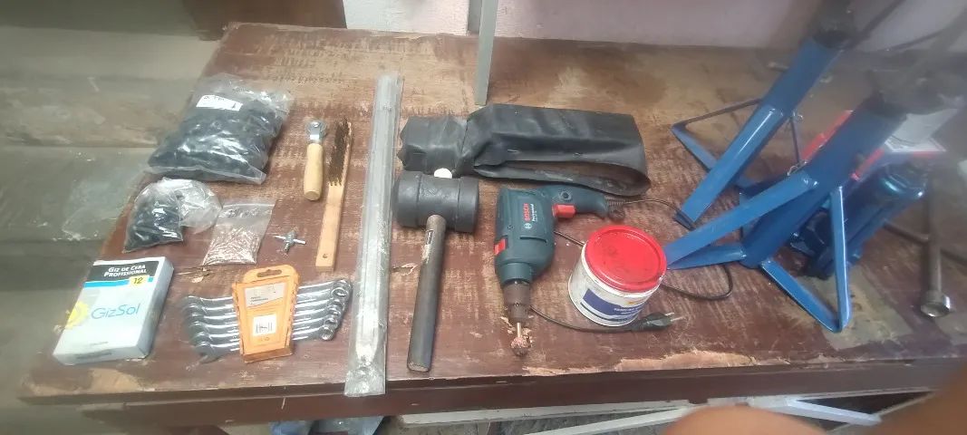 Mini borracharia para motos e carros - Foto 2