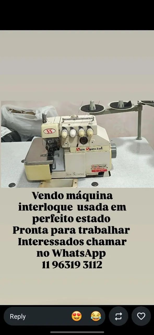 Máquina interloque 
