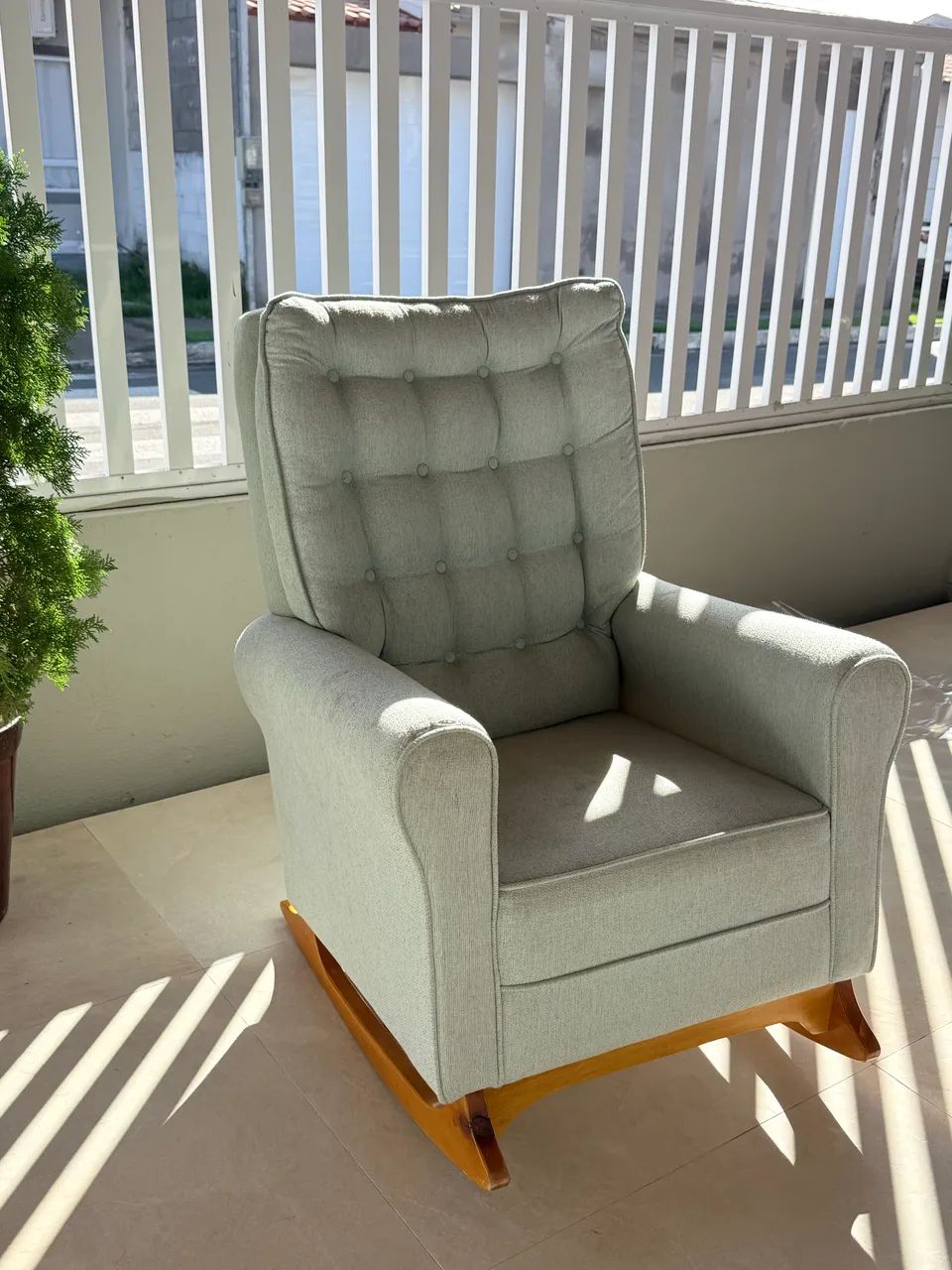 Poltrona de Amamentação Offwhite - Foto 4