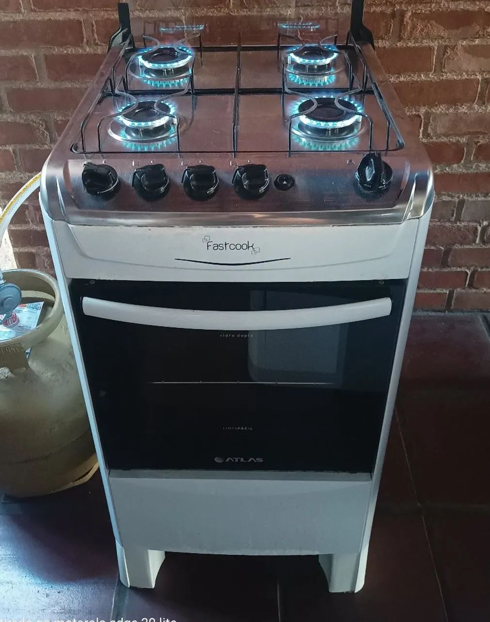 Fogão branco Fastcook 4 bocas - Foto 4