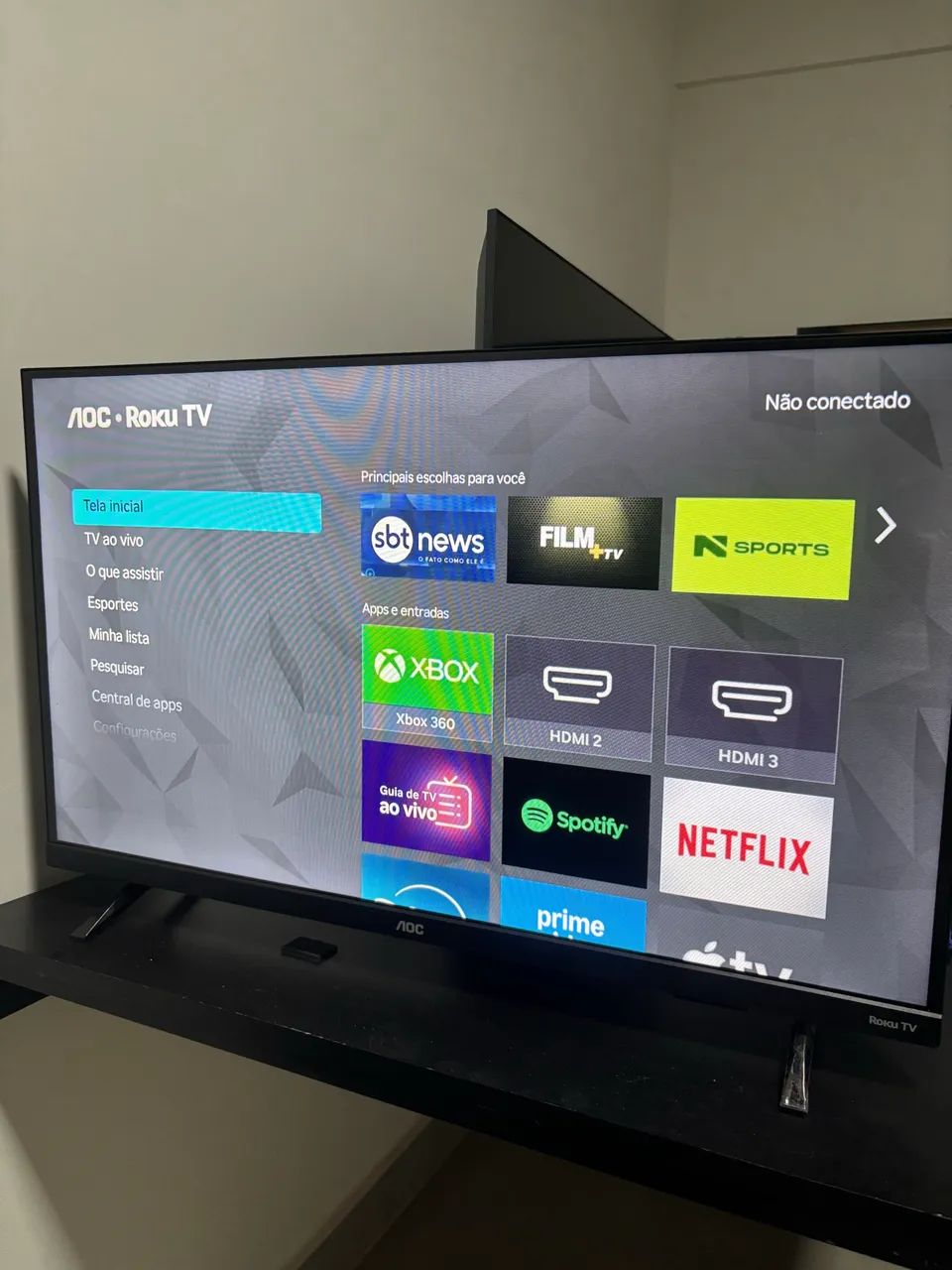Smart TV 32 Polegadas | Vários aplicativos | Muito nova e completa  - Foto 2