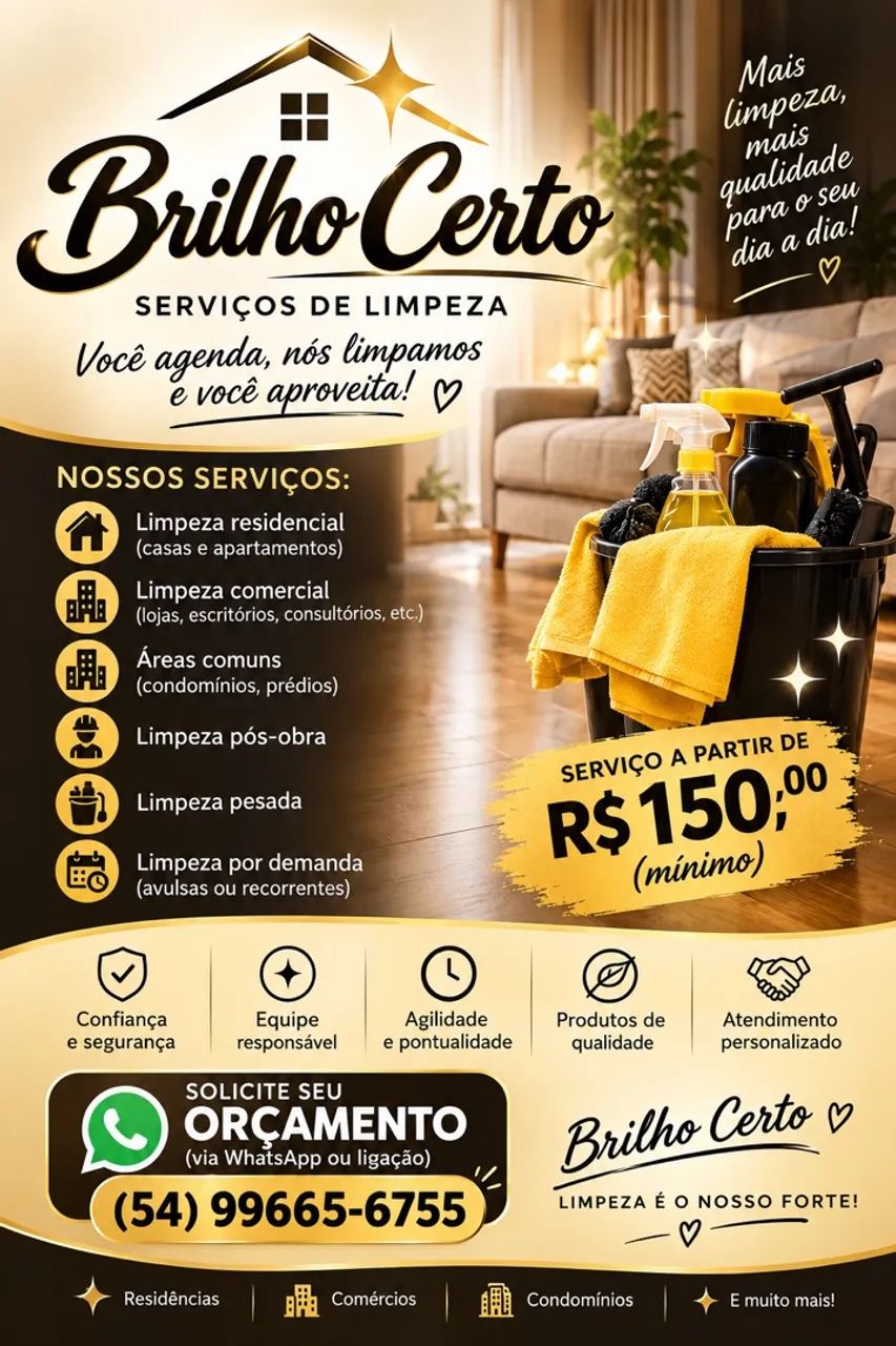 serviços de limpeza 