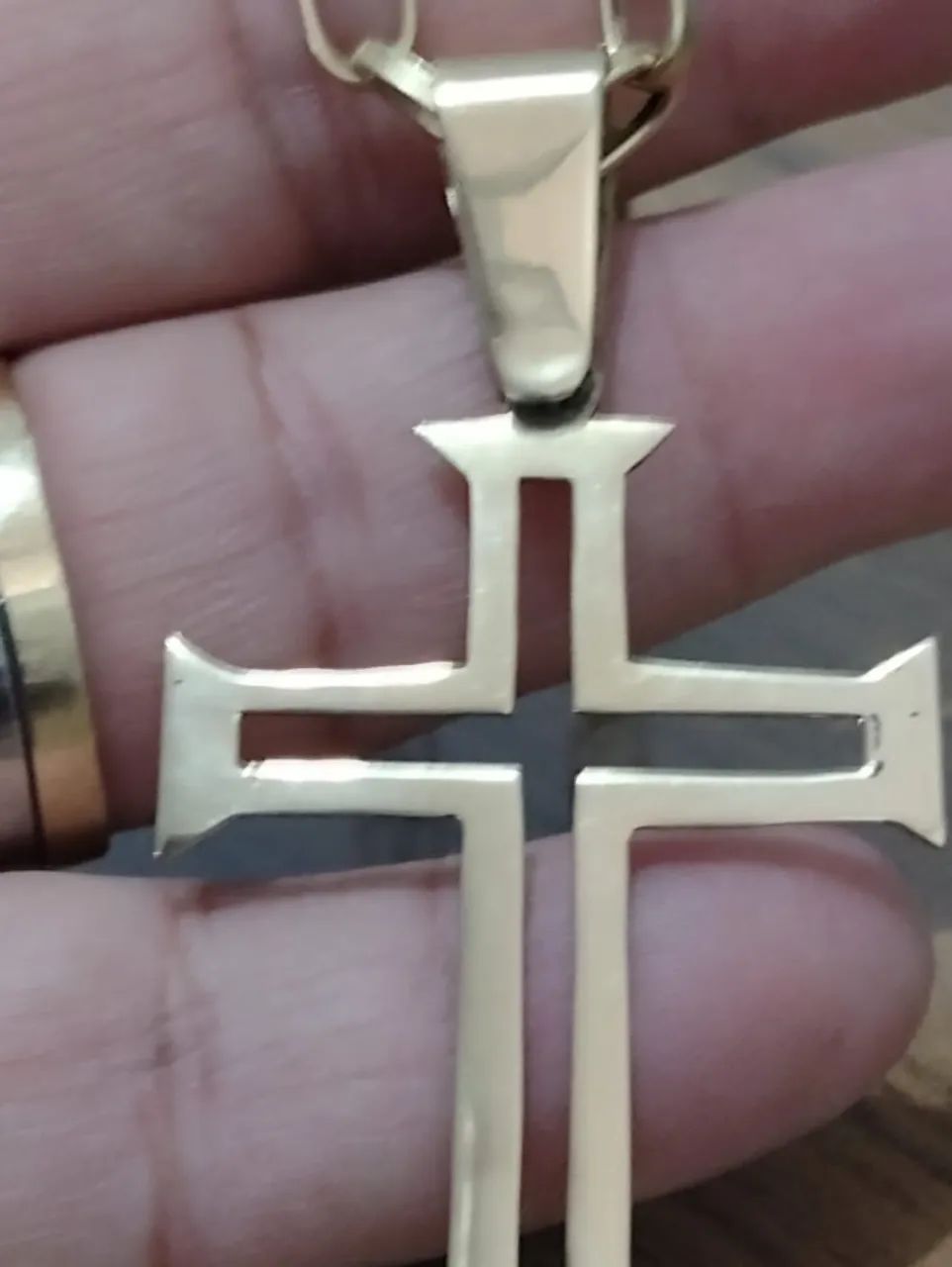 Pingete Ouro Maciço 18 Kilates 7 Gramas 4,5 mm - Foto 2