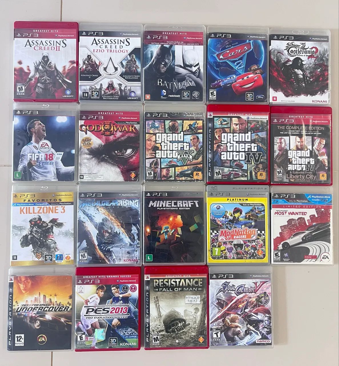 Qualquer jogo de PS3 - R$ 44,99 - Parcelo em até 12x