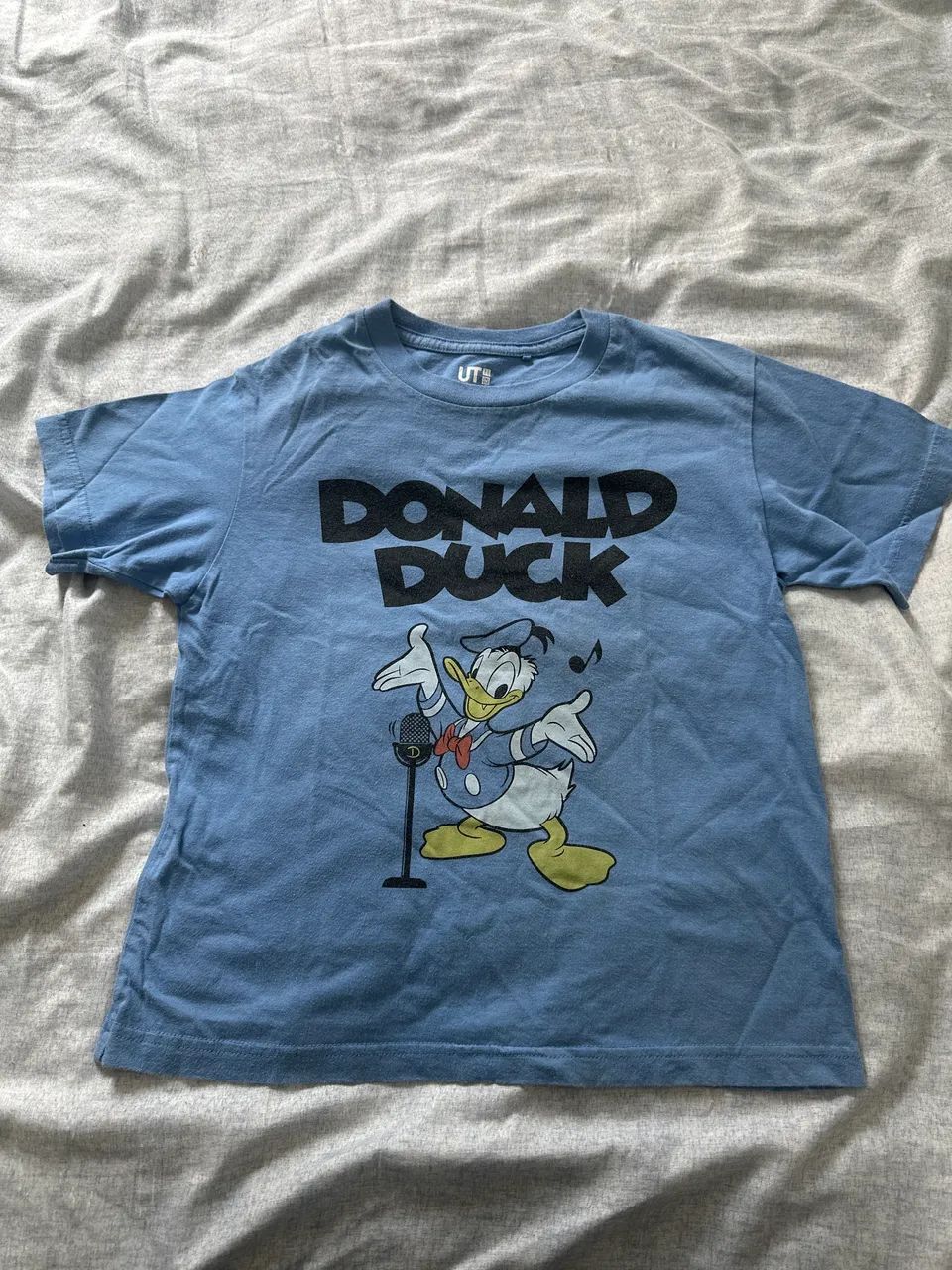 Camiseta pato Donalds TAM 7/8 azul 