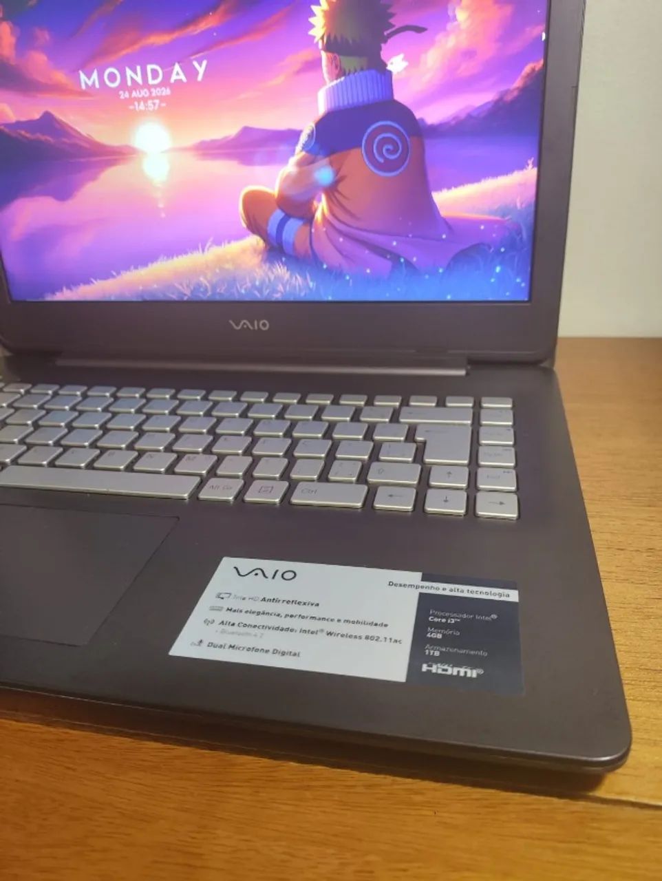 NOTEBOOK VAIO FE15 INTEL CORE I3-6006U, 8GB RAM, SSD 240GB, WINDOWS 10 (USADO) - Foto 5