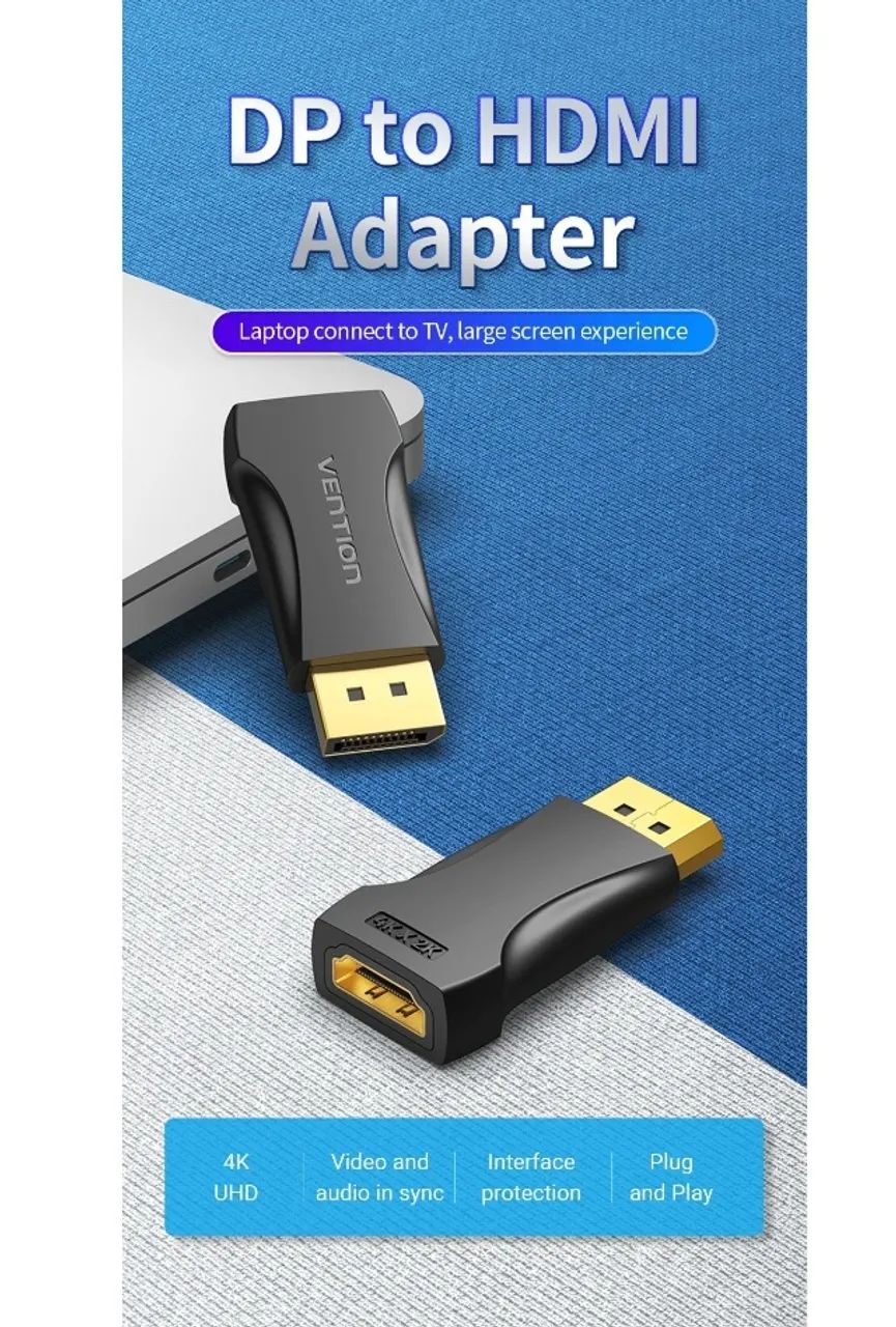 Adaptador DisplayPort para HDMI 4k 60hz/ 1080p - Foto 4
