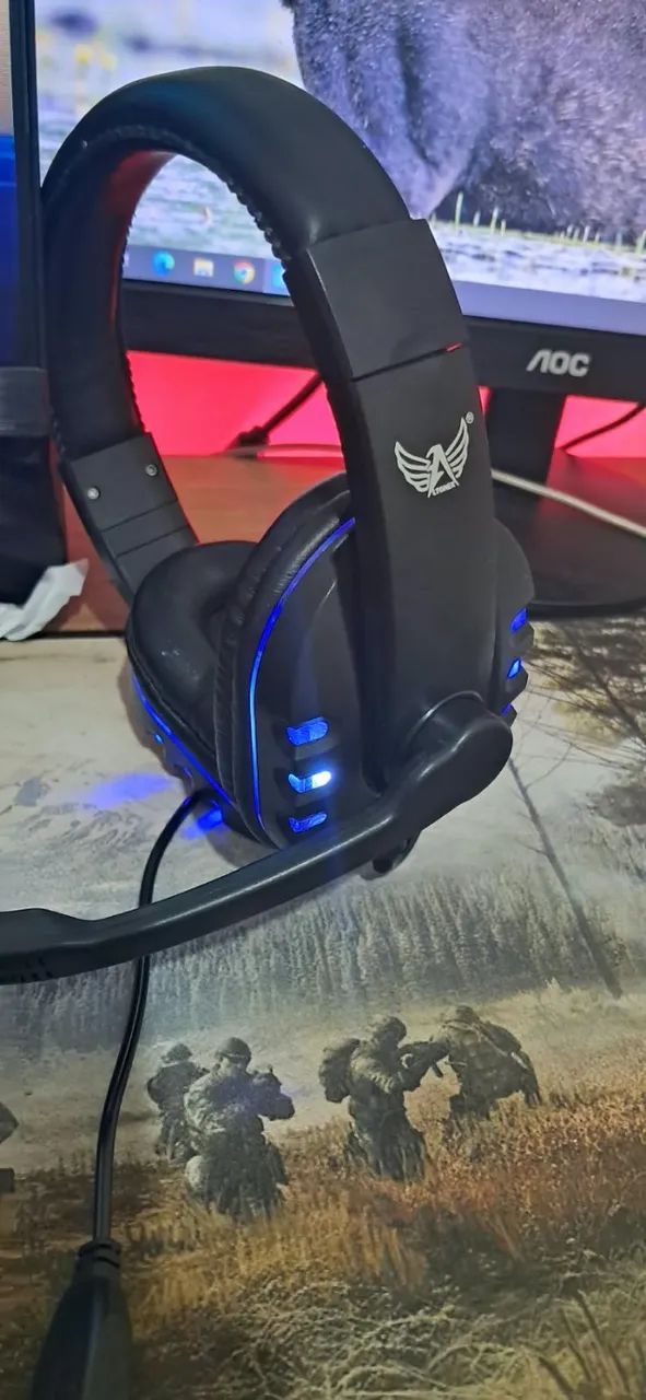 Headset Gamer RGB - Foto 3